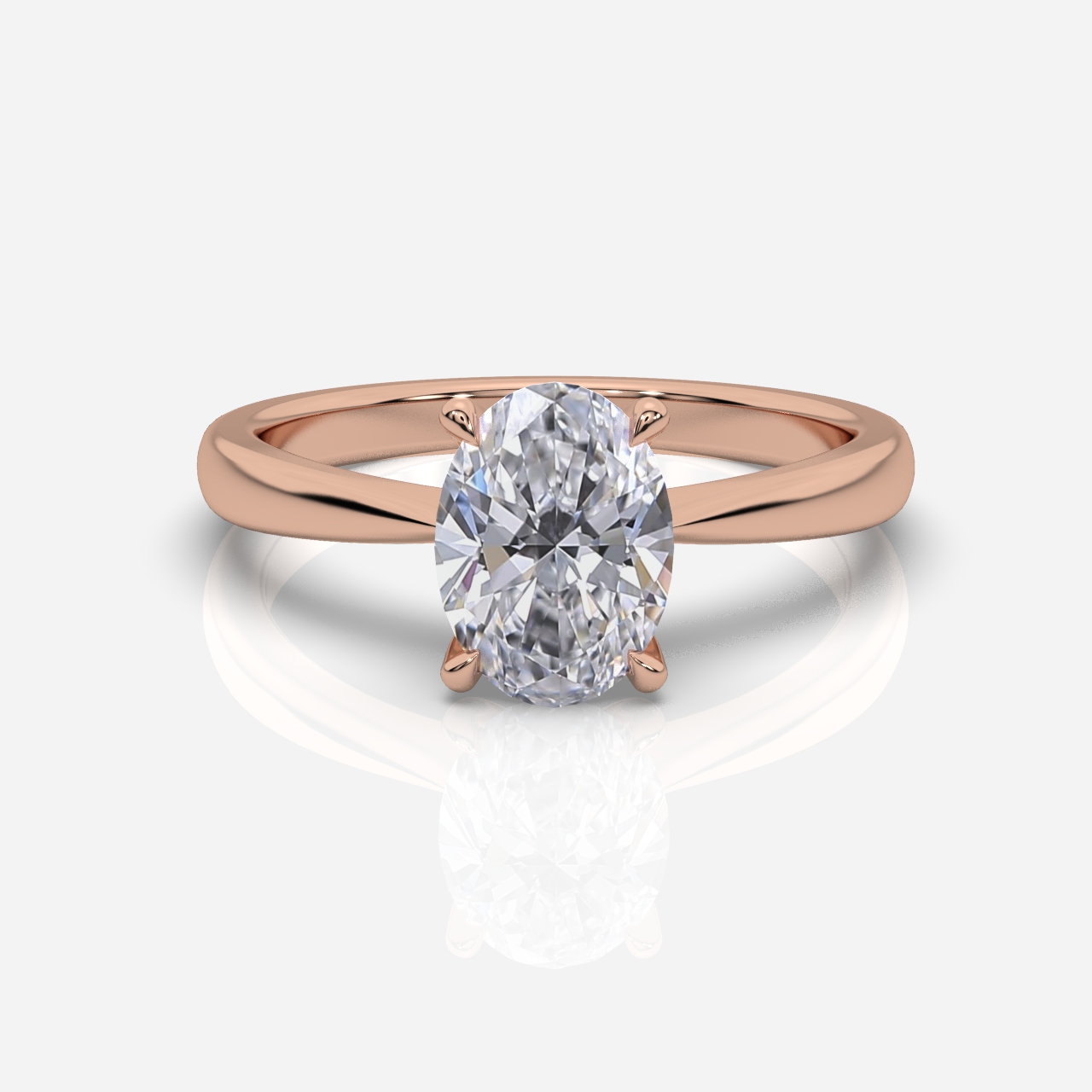 Ava Solitaire Oval